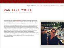 Tablet Screenshot of daniellewhite.org